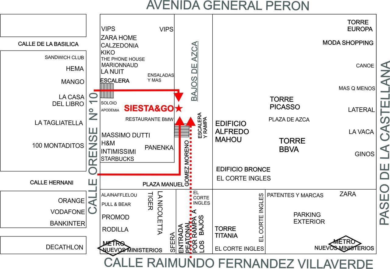 Hostal Siesta & Go Nuevos Ministerios Madrid Exteriör bild